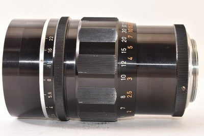 CANON 100MM F2 L39 LEICA MOUNT TELEPHOTO LENS ALUMINUM EXCELLENT++++