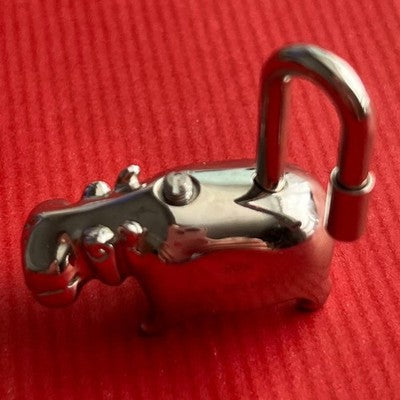 HERMES 2005 ANNEE DES FLEUVES HIPPOPOTAMUS CADENA CHARM CABAS LIMITED RARE