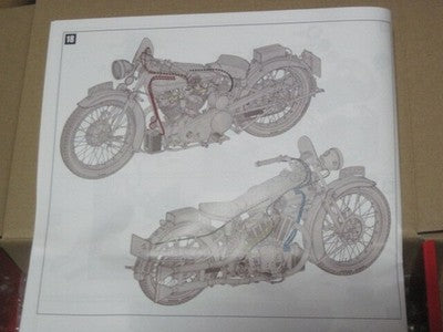 MFH K-485 1/9 BROUGH SUPERIOR SS100 UNUSED MODEL KIT FROM MANUFACTURER HIRO