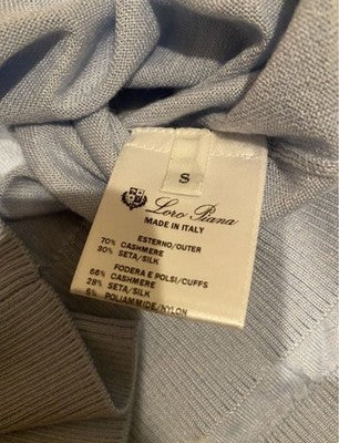 LORO PIANA HIROSHI FUJIWARA CASHMERE KNIT SWEATER SIZE S 2021 1ST COLLECTION