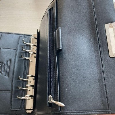 FILOFAX WAVERLEY BIBLE SIZE ORGANIZER, UNUSED, MINOR DENTS ON LEATHER