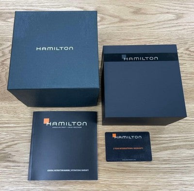 HAMILTON AMERICAN CLASSIC INTRA-MATIC H384160 PANDA DIAL AUTOMATIC CHRONOGRAPH