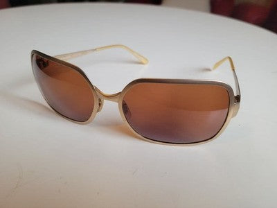 OLIVER PEOPLES OP-523 TI FIGHT CLUB SUNGLASSES BROWN TITANIUM FRAME MINT