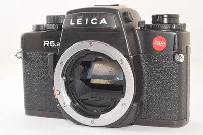 LEICA R6.2 BODY BLACK FILM SLR CAMERA MECHANICAL SHUTTER FOR PARTS NOT WORKING