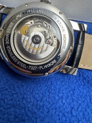 MONTBLANC STAR ROMAN SMALL SECONDS AUTOMATIC WATCH 39MM SAPPHIRE CRYSTAL