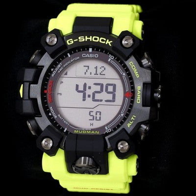 CASIO G-SHOCK GW-9500MRY-1A9JF Mudman Black Yellow 52mm Quartz Unused /w Box