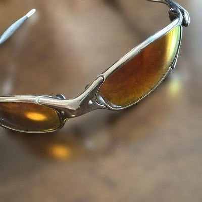 OAKLEY X-METAL SERIES JULIET SUNGLASSES RED LENS Y2K SILVER JP VINTAGE