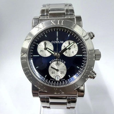 CORUM ROMULUS CHRONOGRAPH 39670120 QUARTZ MEN'S WATCH APPROX 18.5CM WRIST