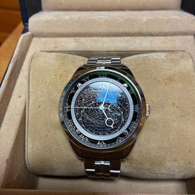 CITIZEN CAMPANOLA COSMO SIGN AO4010-51E BLACK QUARTZ WATCH BOX PAPERS JP