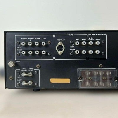 SANSUI AU-6500 INTEGRATED AMPLIFIER BLACK DIGITAL AUDIO VINTAGE 1973 JAPAN