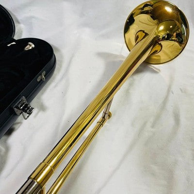 YAMAHA YSL354 TENOR TROMBONE WITH HARD CASE TESTED WORKING BRASS INSTRUMENT