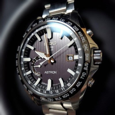 SEIKO ASTRON 8X22-0AG0 GPS SOLAR WATCH USED W/ BOX & MANUAL