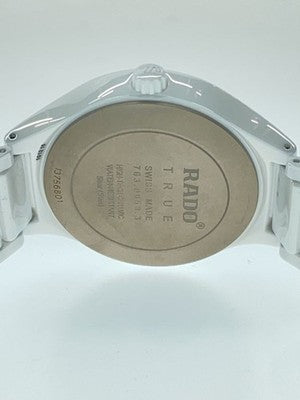 RADO AUTOMATIC 763.0058.3 WHITE DIAL ANALOG STAINLESS STEEL MEN'S WATCH WITH BOX