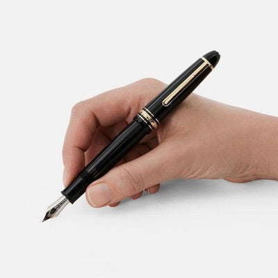 Montblanc Meisterstück LeGrand Fountain Pen Black Gold Unused /w Box From Japan