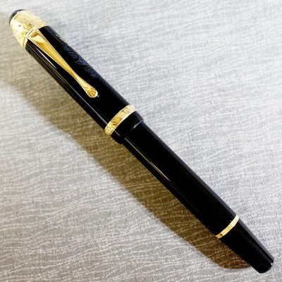 MONTBLANC VOLTAIRE WRITERS EDITION FOUNTAIN PEN 1995 18K M NIB SILVER VERMEIL JP