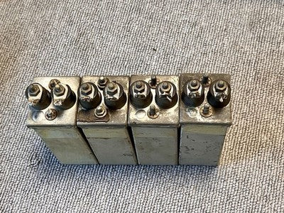 WESTERN ELECTRIC 287A 4MF CAPACITORS SET OF 4 WORKING CONDITION JP