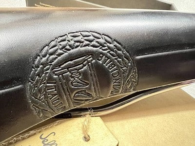 SELLE ITALIA STORICA BLACK LEATHER SADDLE 145 X 295MM CRMO RAIL MADE IN ITALY