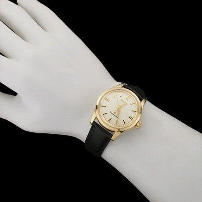 SEIKO GRAND SEIKO SBGW008 9S54-00A0 37MM SILVER DIAL K18YG MANUAL WINDING
