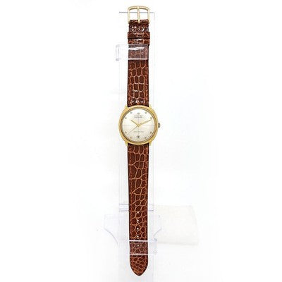 HAMILTON PAN EUROP AUTO 64017-4 33MM SILVER GOLD PLATED SS WATCH CUSTOM BOX USED