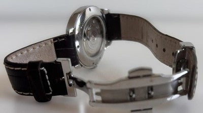HAMILTON JAZZMASTER VIEWMATIC H324550 AUTOMATIC SILVER DIAL DATE WATCH AS IS