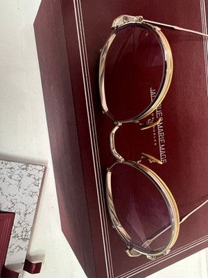 JACQUES MARIE MAGE MEN'S SUNGLASSES FRAME COLOR: GOLD EXCELLENT+++++