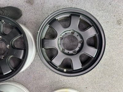 SUZUKI JIMNY SJ30 JA11 JA71 JB23 JB64 16-INCH MATTE BLACK WHEELS SET OF 4
