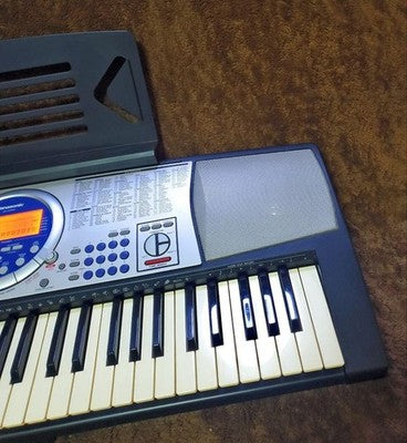 PANASONIC KC600 GENERAL MIDI KEYBOARD DIGITAL PIANO W/ FLOPPY DRIVE POWER CABLE
