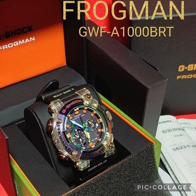 CASIO G-SHOCK FROGMAN BORNEO RAINBOW TOAD GWF-A1000BRT-1AJR LIMITED WATCH