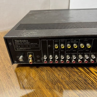 TECHNICS SU-A6MK2 STEREO DC CONTROL AMPLIFIER PREAMPLIFIER BLACK AUDIO GEAR