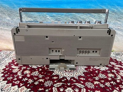 SONY CFS-66 STEREO CASSETTE RECORDER BOOMBOX RETRO JAPAN TESTED W/ ORIGINAL BOX