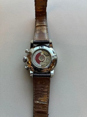 ORIS ARTELIER CHRONOGRAPH 7603 AUTOMATIC CHRONOGRAPH SILVER DIAL BOXED AS IS