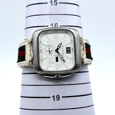 GUCCI COUPE QUARTZ BIG DATE 131.3 SHERRY LINE MEN'S WATCH
