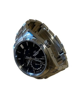 ORIENT STAR RK-AY0001B MOON PHASE WATCH, COMPLETE WITH ALL ACCESSORIES.