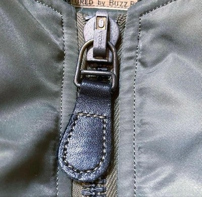BUZZ RICKSON'S MA-1 WILLIAM GIBSON SAGE GREEN RARE FLIGHT JACKET NYLON SIZE L