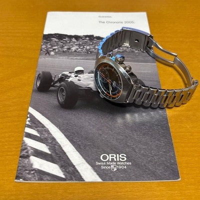 ORIS CHRONORIS 7564 ETA7750 AUTOMATIC CHRONOGRAPH RACING WATCH 40MM BOXED