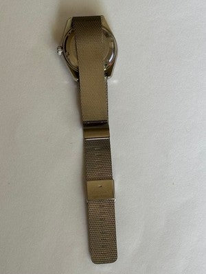 GRAND SEIKO 6145-8000 HI BEAT 36000 VINTAGE 1968 OVERHAULED SILVER MESH BAND GS