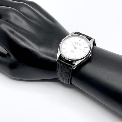 SEIKO GRAND QUARTZ TWIN QUARTZ 9940-8000 MEN'S WATCH 1978 - SILVER STAINLESS