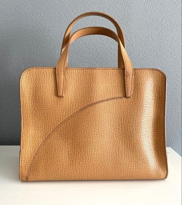 LOEWE HOMENAJE A GAUDI 2002 LIMITED EDITION VINTAGE HANDBAG BEIGE LEATHER