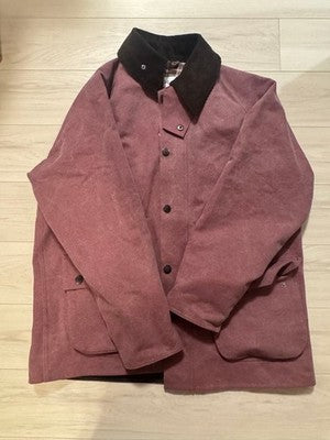 BARBOUR X NOAH BEDALE COTTON JACKET RED MEN'S SIZE M CASUAL