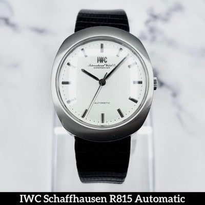 IWC R815 AUTOMATIC MEN'S WATCH STAINLESS STEEL VINTAGE SCHAFFHAUSEN