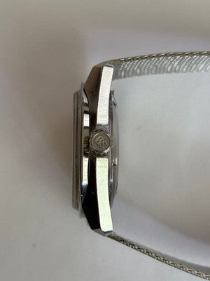 GRAND SEIKO 6145-8000 HI BEAT 36000 VINTAGE 1968 OVERHAULED SILVER MESH BAND GS