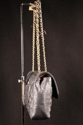 CHANEL MATELASSE CHAIN SHOUDER BAG COCO LOGO GOLD TONE METAL VINTAGE AUTHENTIC