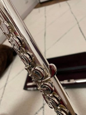 YAMAHA FLUTE YFL514 MUSICAL INSTRUMENT [SILVER HEAD JOINT] JAPAN MADE