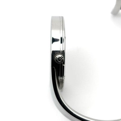 GEORG JENSEN VIVIANNA TORUN MIRROR DIAL WATCH 326 SILVER BANGLE SWISS MADE