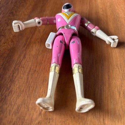 BANDAI FIVEMAN PINK CHOGOKIN FIGURE 12CM VINTAGE SUPER SENTAI ACTION TOY