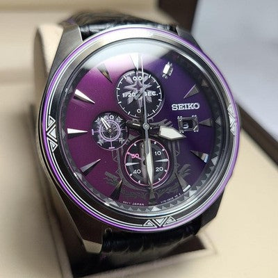 SEIKO SBPY157 MONSTER HUNTER NERGIGANTE LIMITED 1000 SOLAR CHRONOGRAPH WATCH
