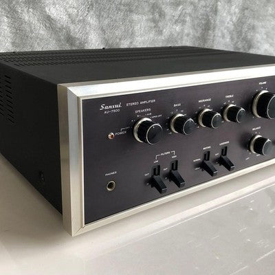 SANSUI AU-7500 VINTAGE INTEGRATED AMPLIFIER POWER ON TESTED CLASSIC AUDIO