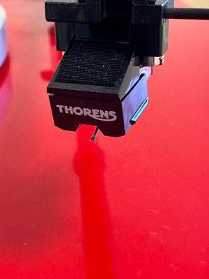 THORENS TD206 TURNTABLE ANALOG RECORD PLAYER WITH BOX TESTED FROM JAPAN