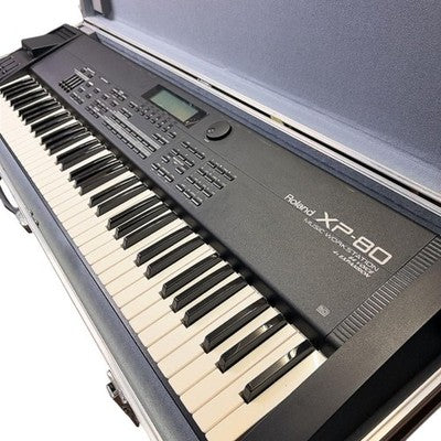 ROLAND XP-80 MUSIC WORKSTATION 76 KEY SYNTHESIZER SR-JV80 EXPANSION CASE