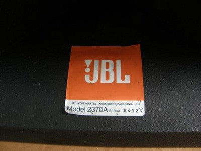 JBL 2370A HORN SPEAKERS 2 PAIRS VINTAGE SHOWA ERA USED WORKING CONDITION